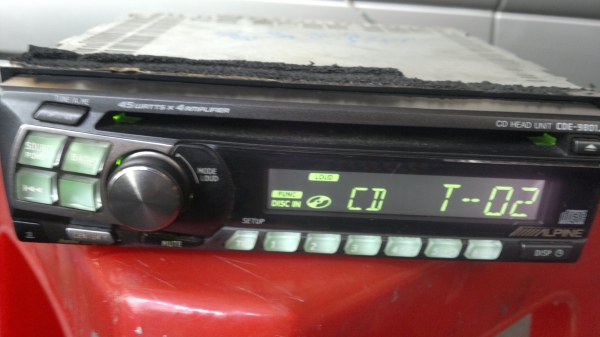 วิทยุ CD-ALPINE สภาพสวย CDE 980L