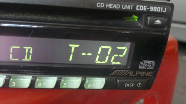 วิทยุ CD-ALPINE สภาพสวย CDE 980L วิทยุ CD-ALPINE สภาพสวย CDE 980L