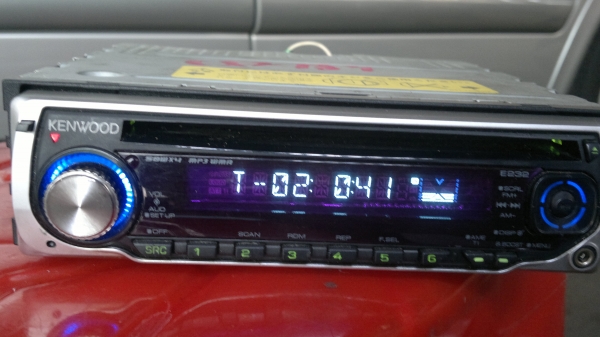 วิทยุ KENWOOD E232 CD/WMA/MP3 สภาพสวย
