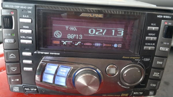 วิทยุ CD/MD ALPINE สภาพสวย MDA W955J