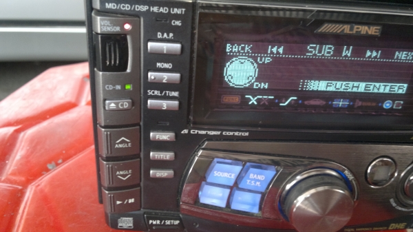 วิทยุ CD/MD ALPINE สภาพสวย MDA W955J