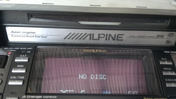 วิทยุ CD/MD ALPINE สภาพสวย MDA W955J