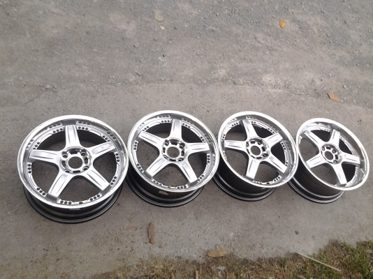 ขอบ17 volk racing  rs  4รู114  อีโว3