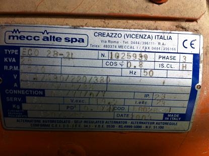 ขายกำเนิดไฟฟ้า