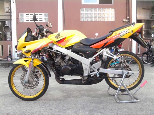 ขออนุญาติขาย HONDA LS 125D NEW สีเหลืองดำ ล้อทอง