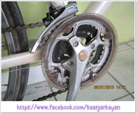 จักรยาน ทัวร์ริ่ง  เฟรม อลูมิเนียม  วงล้อ 700c 21 Speeds ( 7 x3 )  size 17"