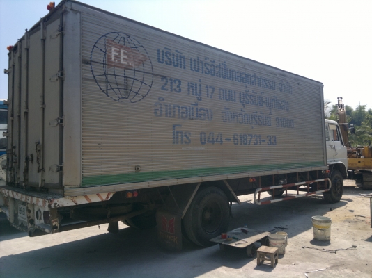 ขายรถ 6 ล้อ ตู้ แห้ง 3 ปาน HINO F17 เครื่อง EH700 สภาพ พร้อมใช้