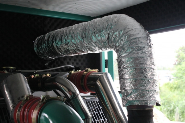 เครื่องกำเนิดไฟฟ้า ขนาด 220 kVA. (176kw.) Soundproof set