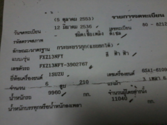 รถ10ล้อROCkY210หัวฟ้าสภาพสวยติดต่อ080-1405528