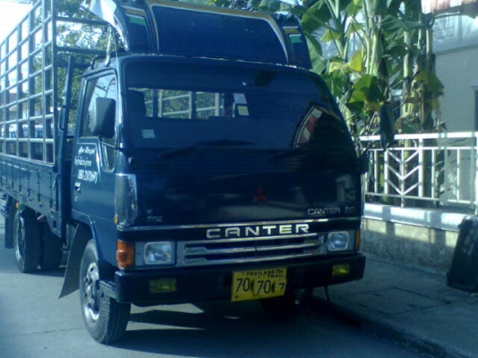 ขายรถ 6 ล้อ กระบะคาร์โก้ 4.50 เมตร คอกแป็บสูง MITSUBISHI CANTER 115