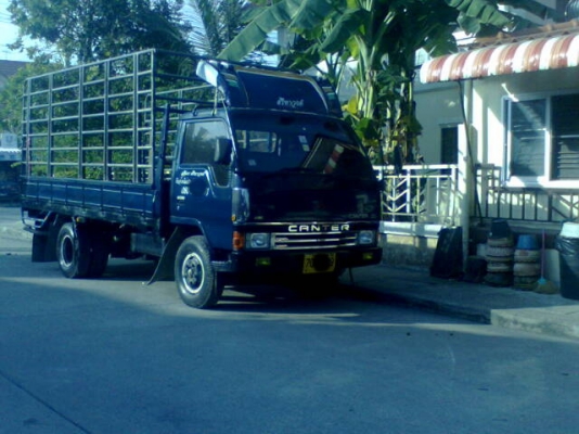 ขายรถ 6 ล้อ กระบะคาร์โก้ 4.50 เมตร คอกแป็บสูง MITSUBISHI CANTER 115