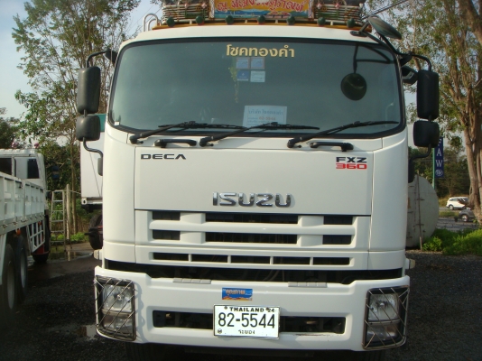ISUZU-DEGA-FXZ-360-HP-10ล้อ-2 เพลา-ดั้มพืชไร่-เเม่ลูก-3เพลา-สภาพสวยจัด