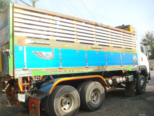 ISUZU-DEGA-FXZ-360-HP-10ล้อ-2 เพลา-ดั้มพืชไร่-เเม่ลูก-3เพลา-สภาพสวยจัด