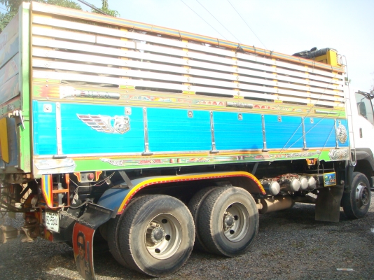 ISUZU-DEGA-FXZ-360-HP-10ล้อ-2 เพลา-ดั้มพืชไร่-เเม่ลูก-3เพลา-สภาพสวยจัด