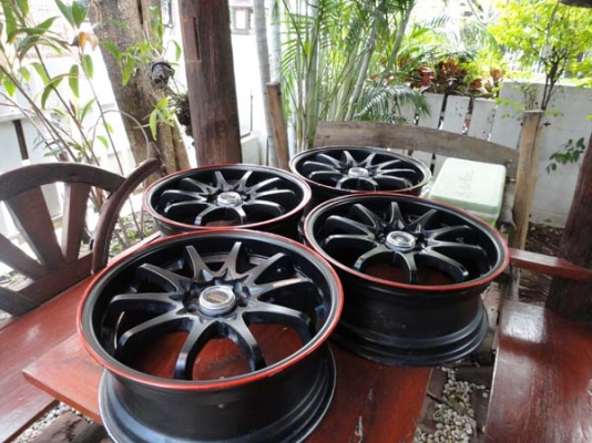 ขายล้อแม็ก 4รู 100 ขอบ 17" ไม่ใช่ร้านเจ้าของขายเอง !