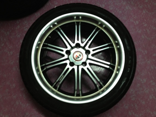 ขายแม็กมือ2 W Work ขอบ18 5รู114+ ยางปี11 ราคา11,900บาท ราคาถูก