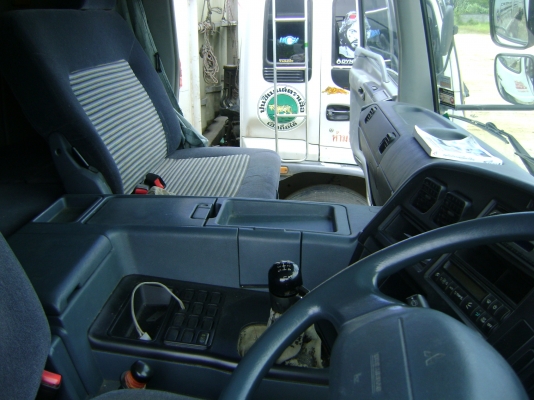 ขายรถบรรทุกหัวลากFUSO380แรงม้าปี50พร้อมหางพื้นเรียบสามมิตร3เพลายาว12.50.ม