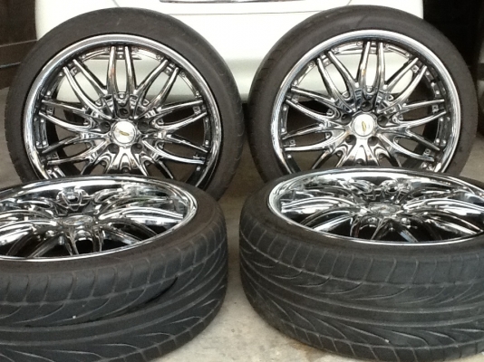 ขาย..ล้อแม็กซ์ขอบ.. 20" พร้อมยาง...FALKEN FK_452 245/35R20" ...สภาพใหม่กิ๊กยางปี2012มีใบรับประกัน