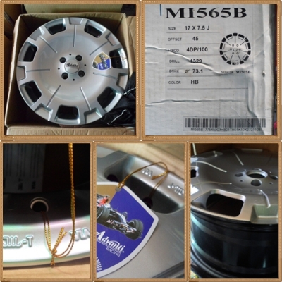 แม็กvip17"ใหม่แกะกล่อง4รู100เลือกฟรียาง\%(12,000 ฿ถู๊...ก ถูก!!!)