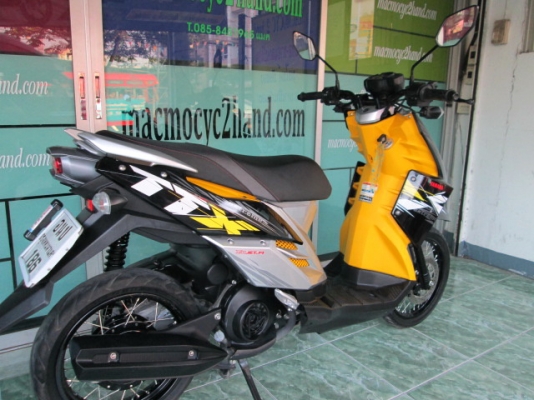 ขาย TTX สีเหลืองดำ รถเดือน ส.ค.ปี55หัวฉีด YMJET_FI ไมล์ 4435โล ฟรีค่าโอน 34500