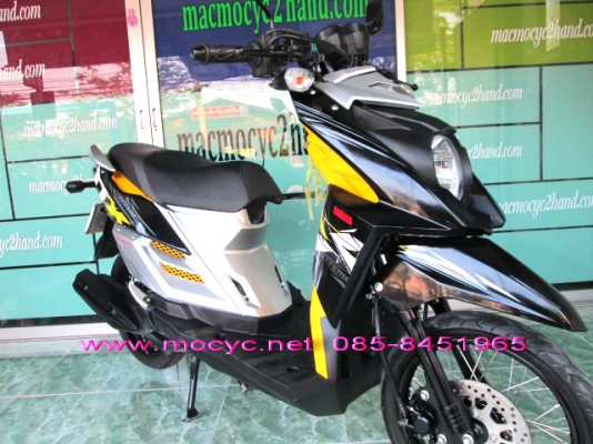 ขาย TTX สีเหลืองดำ รถเดือน ส.ค.ปี55หัวฉีด YMJET_FI ไมล์ 4435โล ฟรีค่าโอน 34500