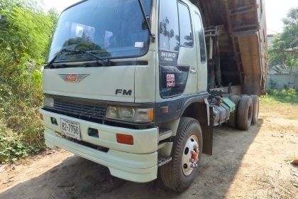10ล้อดั้มHINO FM1M220แรงม้าดั้มสามมิตรสภาพเดิมๆคัซซีสวยย
