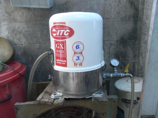 ขายปั้มน้ำ Toshiba 100 W ถังสแตนเลสขึ้นรูปอย่างดี รับประกันคุณภาพ ดูประวัติการขายผมได้ครับ