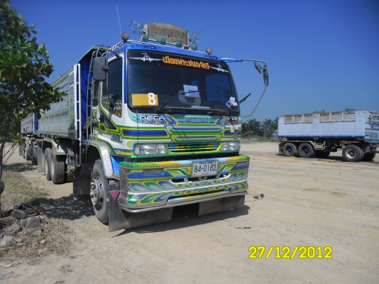 ขาย10ล้อ2เพลาISUZU-320พร้อมพ่วง3คานสภาพพร้อมใช้