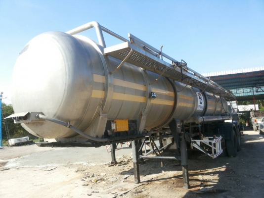 ขายหางบรรทุกสารเคมีถังสแตนเลส สภาพดี