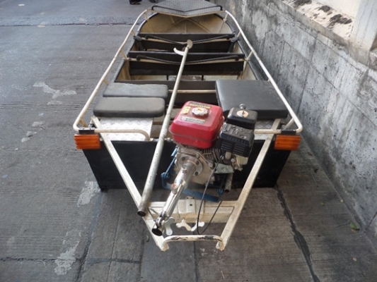 ขายเรือไฟเบอร์ 12 ฟุตพร้อมเครื่องหางยาว