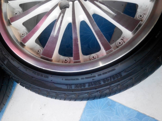 sword laser 17/4/100ออฟ42กว้าง7.5 พร้อมยาง205-45-17 forceum อินโด ปี12 ปลายปีโ ลโก้ยางยังติดอยู่ ราคาเบาๆ 9000 0898128457 สนจัยดูของได้ที่ คลอง2 คลองหลวง ซ.บงกช11https://www.facebook.com/profile.php?id=100006231031308