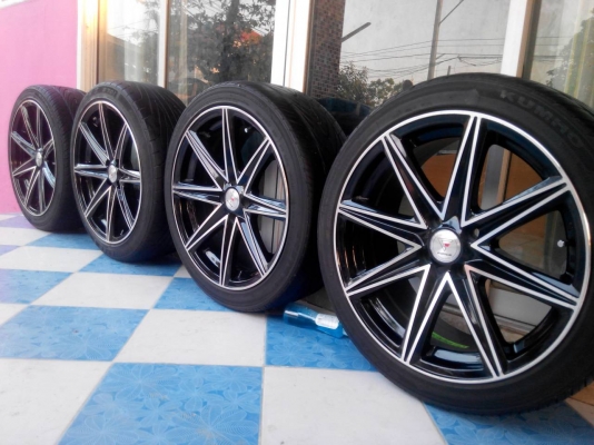 force racing wheels 17/4/100ออฟ40กว้าง7.5 สีเดิมๆพร้อมยาง205-45-17ปี12 kumho ยางดีราคาเบาๆ 8800 0898128457 สนจัยดูของได้ที่คลอง2 คลองหลวง ซ.บงกช11https://www.facebook.com/profile.php?id=100006231031308