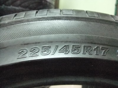 ยาง Bridgestone 225/45/17 ปี 10 ยาง Bridgestone 225/45/17 ปี 10