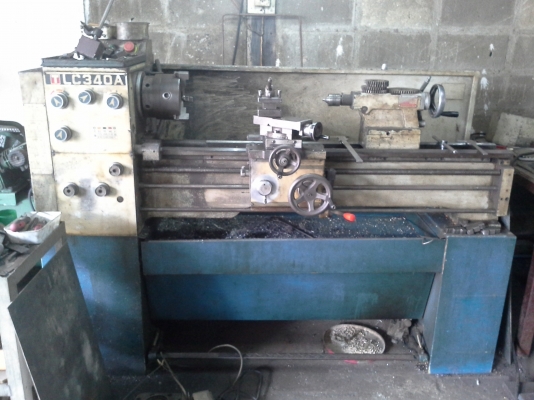 เครื่อง 5 ฟุต 3 เพลา พร้อมมีเบรค เกียร์บล็อค ระบบลูกบิด