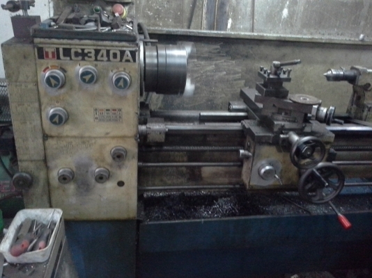 เครื่อง 5 ฟุต 3 เพลา พร้อมมีเบรค เกียร์บล็อค ระบบลูกบิด