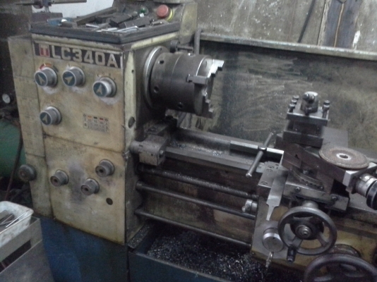 เครื่อง 5 ฟุต 3 เพลา พร้อมมีเบรค เกียร์บล็อค ระบบลูกบิด