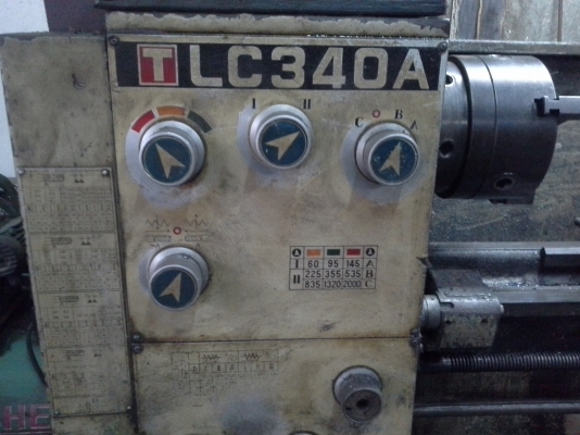 เครื่อง 5 ฟุต 3 เพลา พร้อมมีเบรค เกียร์บล็อค ระบบลูกบิด