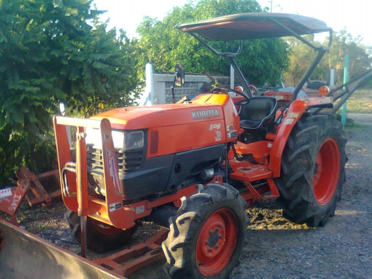 คูโบต้า L4508 พร้อมใบดันหายน้า ทำงาน 1xxx ชม. มีอุปกรณ์พ่วงท้