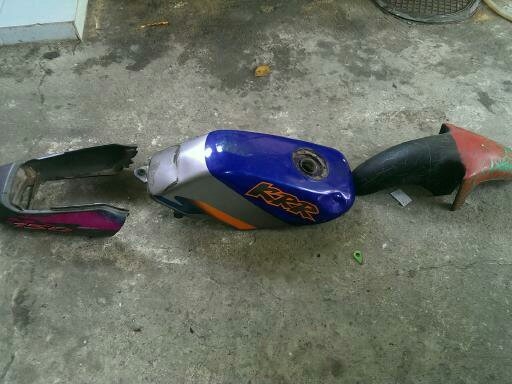 ขายชุดสี KAWASAKI KR. ทั้งชุด