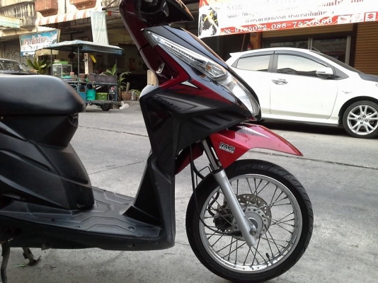 click i ปี 54 สีแดง ดำ ไมล์ขาว รถบ้าน สวย เดิมๆ เครื่องแน่น