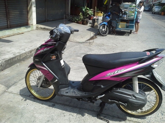 mio ปี 52 ไฟสองตา สีชมพู ดำ ราคาไม่แรง ทดลองขับได้เลยจ้า