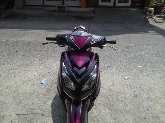 mio ปี 52 ไฟสองตา สีชมพู ดำ ราคาไม่แรง ทดลองขับได้เลยจ้า