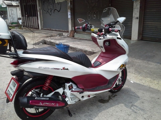 Pcx 150 i ปี 56 หลุดจำนำ ไม่มีเล่ม เอกสารจำนำครบ รถสวยมาก แต่งเต็มๆ ภาษี พรบ.ครบๆ 