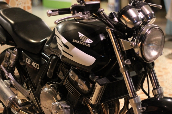 CB400 ปี93 อินวอย+สรรพสามิต สีดำ พร้อมใช้ยางใหม่