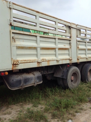 ขายรถบรรทกุพ่วง HINO 3M เครื่องเดิม 240 แรง กระบะพนัสไม่ดัมพ์ ลูก 2 เพลา ทะเบียนพร้อม