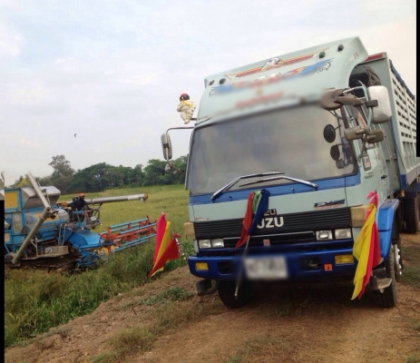 ขายรถบรรทุกหกล้อดัมพ์ ISUZU ROCKY เครื่อง 175 แรง กระบะดัพม์ ยาง 9.00 บรรทุกข้าวได้ 15 ตัน