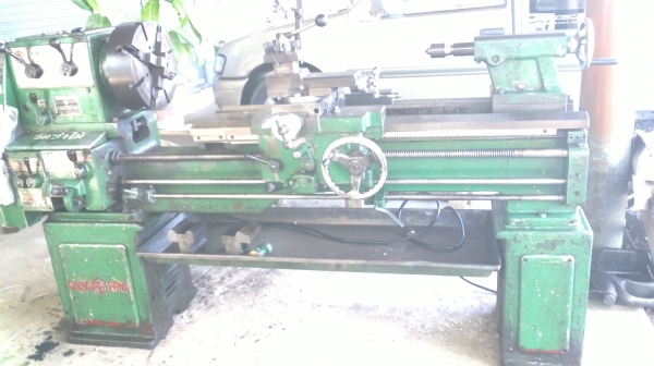 แท่นกลึง 6 ฟุต ชิงฟง 3 เพลา เกียร์บล็อก  83,000 พร้อมใช้