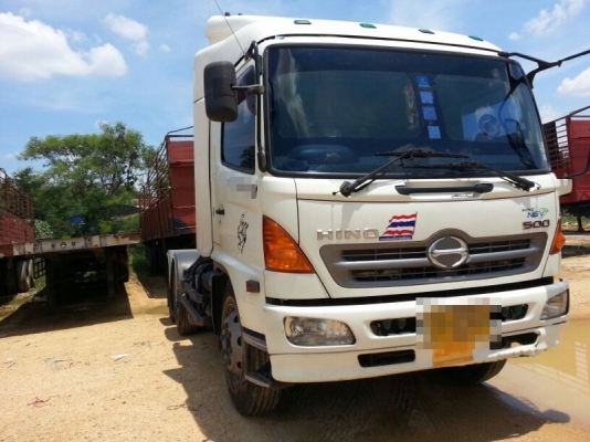 รถฮีโน่ 10 ล้อ หัวลาก 260 แรงม้า. ปี 53 ( ติดแก๊ส ) , ( มีขาย 4 คัน. )  สนใจติดต่อ 081 - 6079515