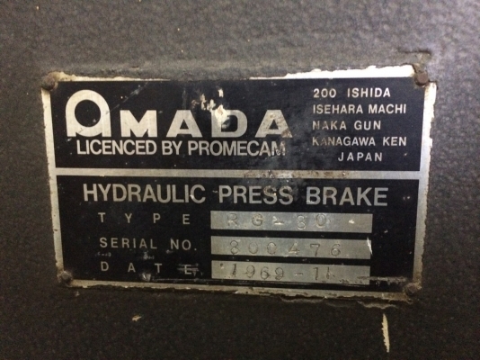 แท่นพับAMADA8ฟุตของญี่ปุ่น