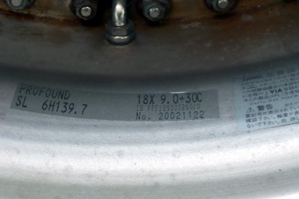 ขายล้อ FABULOUS Made in Japan 18" (หน้าตื้น หลังลึก)หน้า8 หลัง9 ET30 ขายล้อ FABULOUS Made in Japan 18" (หน้าตื้น หลังลึก)หน้า8 หลัง9 ET30